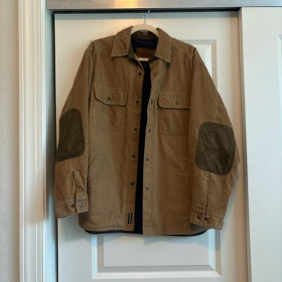 Resistol Rodeo Tan Corduroy Jacket Sz S/M Elbow Patches Western - Picture 1 of 13
